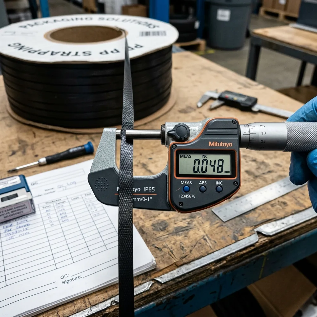 Precise gauge, width, and length specifications maintained across every production batch.